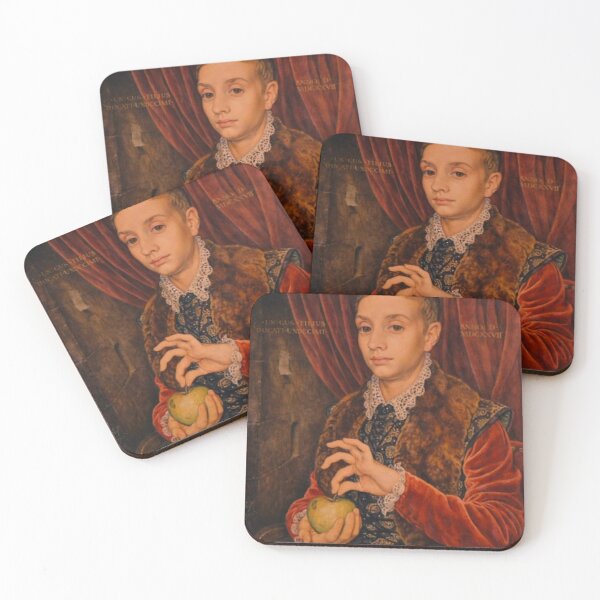 Item preview, Boy With Apple Painting designed and sold by blockjames.