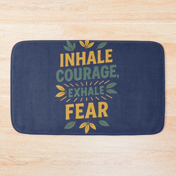 Item preview, Inhale Courage, Exhale Fear designed and sold by ShivThulirVerse.