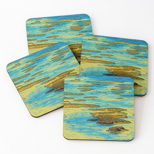Item preview, Twilight Shallows | Evening Tidal Flats designed and sold by GEEEN.