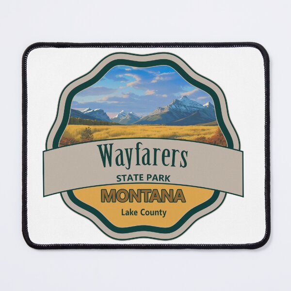Item preview, Wayfarers State Park, Lake County, Montana designed and sold by Wanderful-roads.