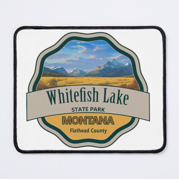 Item preview, Whitefish Lake State Park, Flathead County, Montana designed and sold by Wanderful-roads.