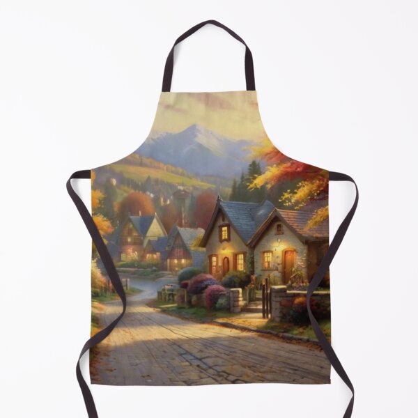 Item preview, Autumn Walk Through the Village Street designed and sold by BlareBlare.