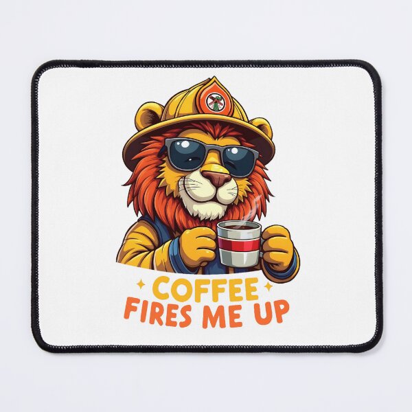 Item preview, Coffee - Lion says Coffee Fires Me Up 2 designed and sold by Museum Of Non-Existing Art.