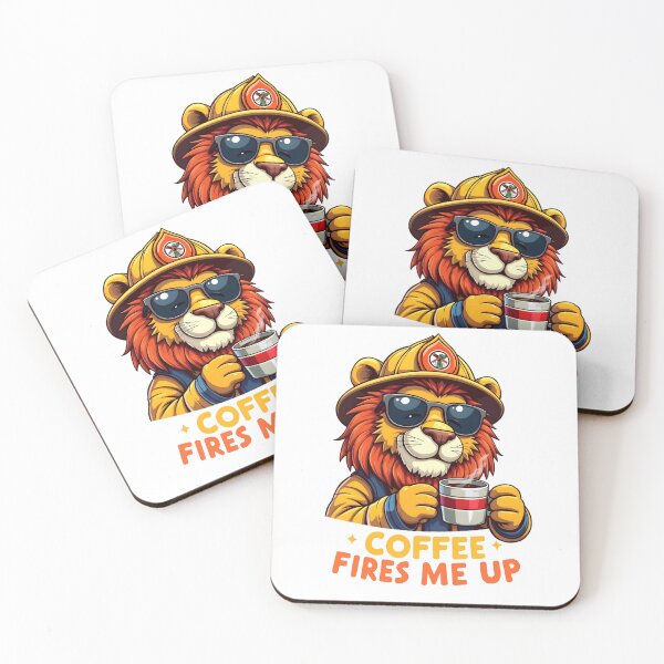 Item preview, Coffee - Lion says Coffee Fires Me Up 2 designed and sold by Museum Of Non-Existing Art.
