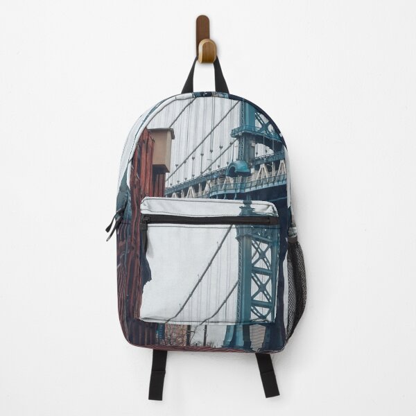Artikelvorschau, Der Blick auf die Manhattan Bridge | Cool Tones entworfen und verkauft von Drawings Project.