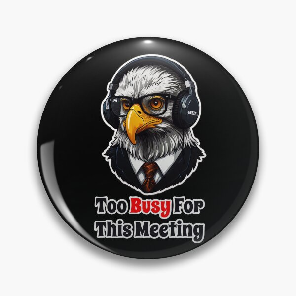 Item preview, Funny Corporate Eagle - I Hate Useless Agile Meetings designed and sold by Ridiculam Toga.