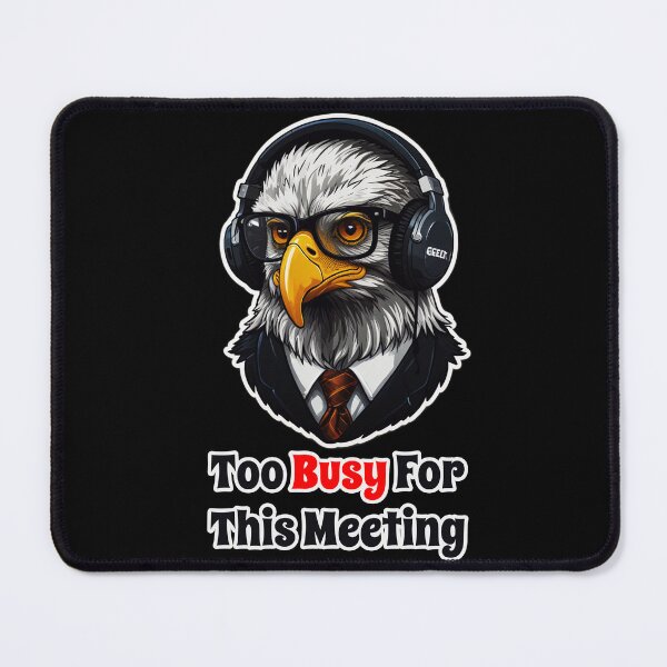 Item preview, Funny Corporate Eagle - I Hate Useless Agile Meetings designed and sold by Ridiculam Toga.