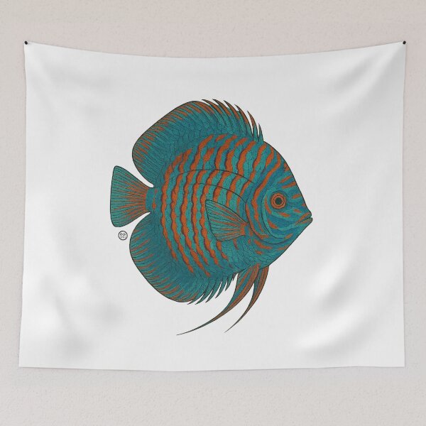 Item preview, Discus Fish Japanese Style - Amazon Fish designed and sold by Kabuji Store.