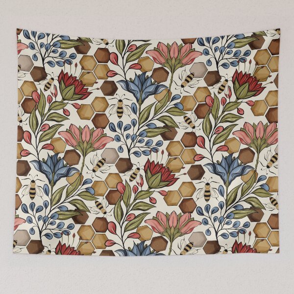 Item preview, Buzzing Blooms and Honeycombs designed and sold by Mysooni.