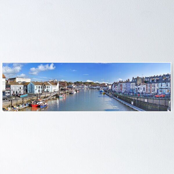 Item preview, Weymouth Old Harbour Panorama designed and sold by Alisonchambers2.