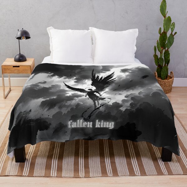 Item preview, Fallen King Dark Angel – Gothic Aesthetic with Wings & Halo designed and sold by THE LOST .