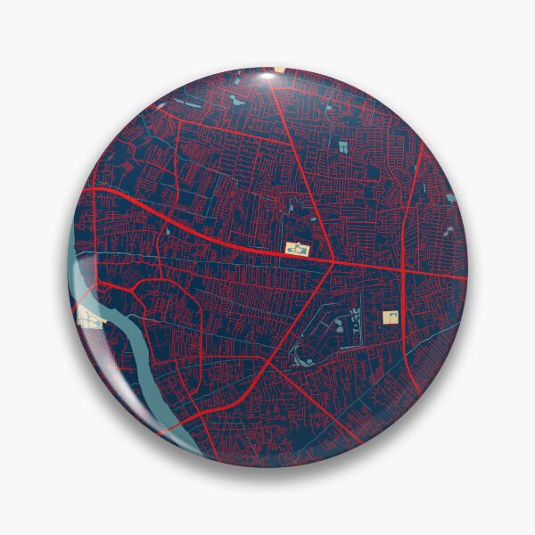 Item preview, Nonthaburi City Map of Thailand - Hope designed and sold by deMAP.