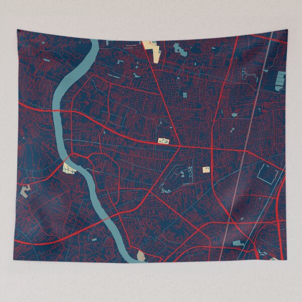 Item preview, Nonthaburi City Map of Thailand - Hope designed and sold by deMAP.