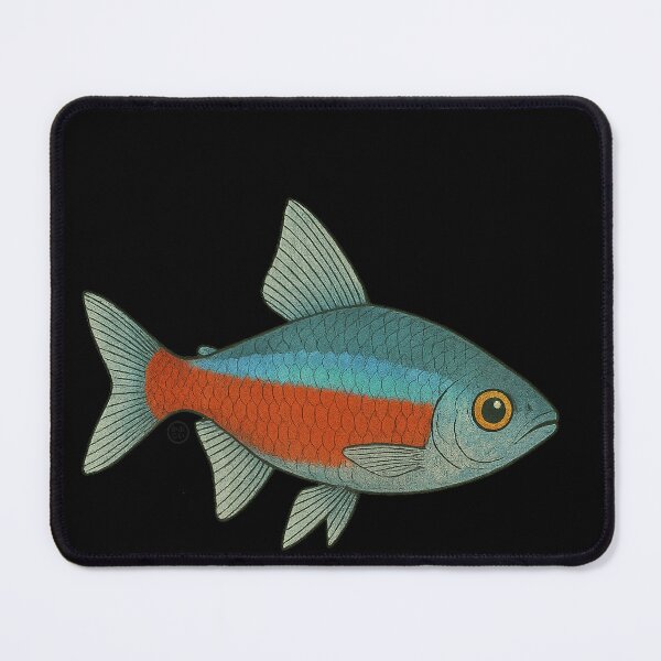 Item preview, Neon Tetra Fish Japanese Style - Amazon Fish - Cardinal Tetra designed and sold by Kabuji Store.