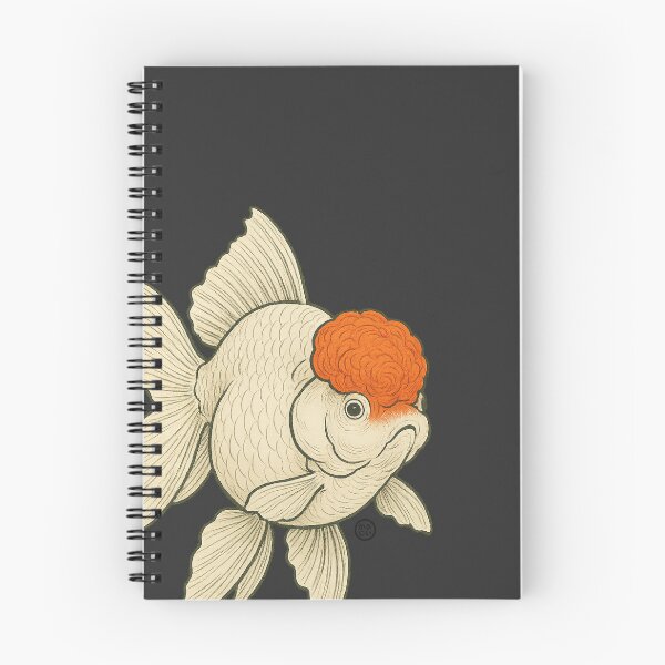 Item preview, Japanese Oranda Goldfish - Vintage Japanese Style Kingyo designed and sold by Kabuji Store.