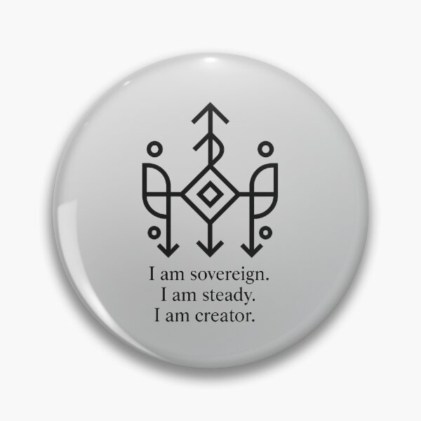 Item preview, Sovereign Creator Sigil – I Am Sovereign. I Am Steady. I Am Creator. designed and sold by agatacodes.