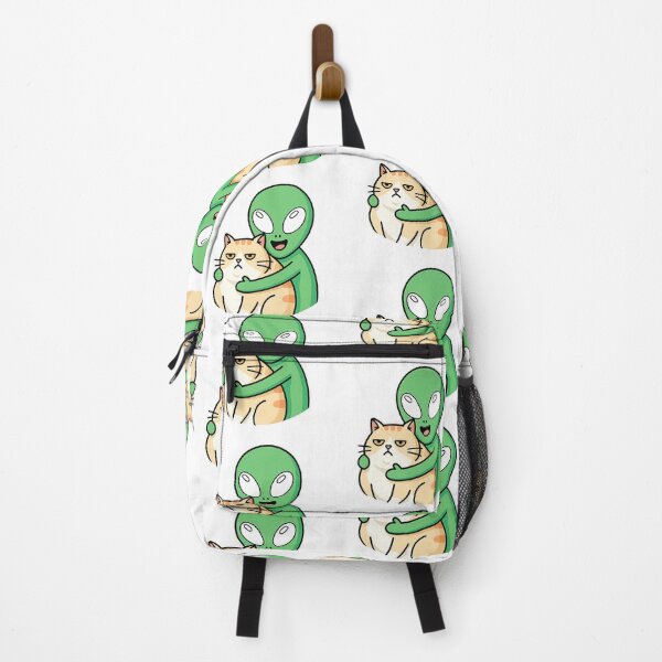 Item preview, Alien Hugging Cat Funny Cartoon Cute Space designed and sold by Alex Songs.