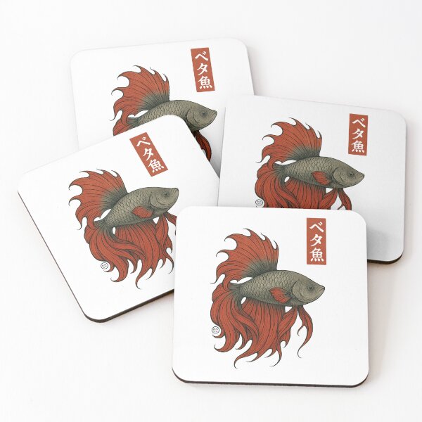 Item preview, Japanese Betta Fish Art designed and sold by Kabuji Store.