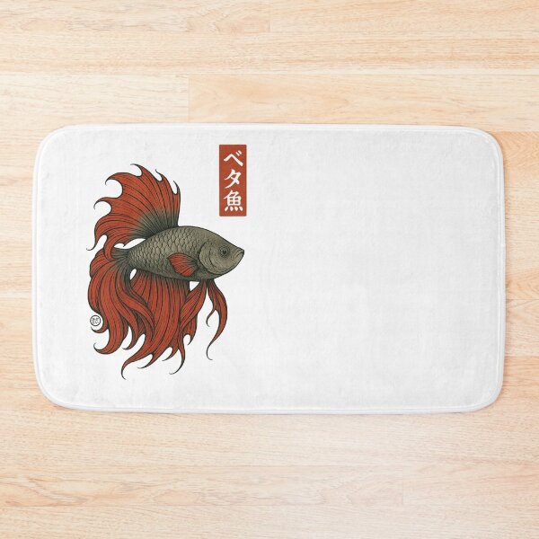 Item preview, Japanese Betta Fish Art designed and sold by Kabuji Store.