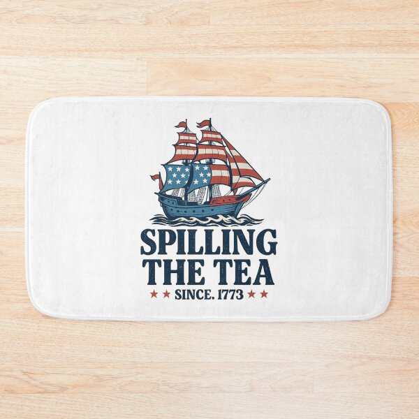 Item preview, Spilling The Tea Since 1773 Funny Patriotic Ship designed and sold by Alex Songs.