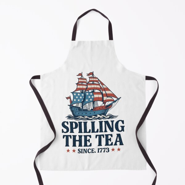Item preview, Spilling The Tea Since 1773 Funny Patriotic Ship designed and sold by Alex Songs.