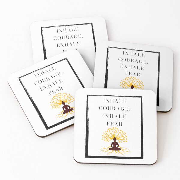 Item preview, Inhale Courage, Exhale Fear Design 1 designed and sold by ShivThulirVerse.