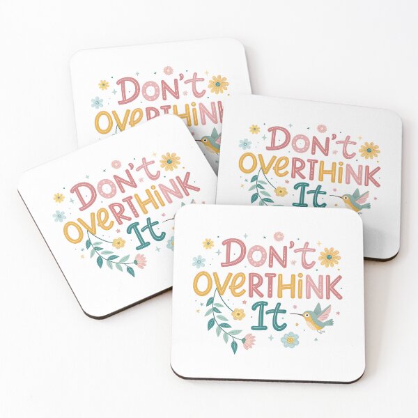 Item preview, Don't overthink it designed and sold by nimmitrends.