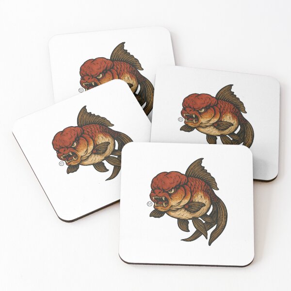 Item preview, Fearless Goldfish Yokai  - No Fear Vintage Japanese Yokai Style designed and sold by Kabuji Store.