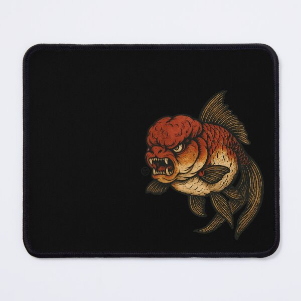 Item preview, Fearless Goldfish Yokai - No Fear Vintage Japanese Yokai Style designed and sold by Kabuji Store.