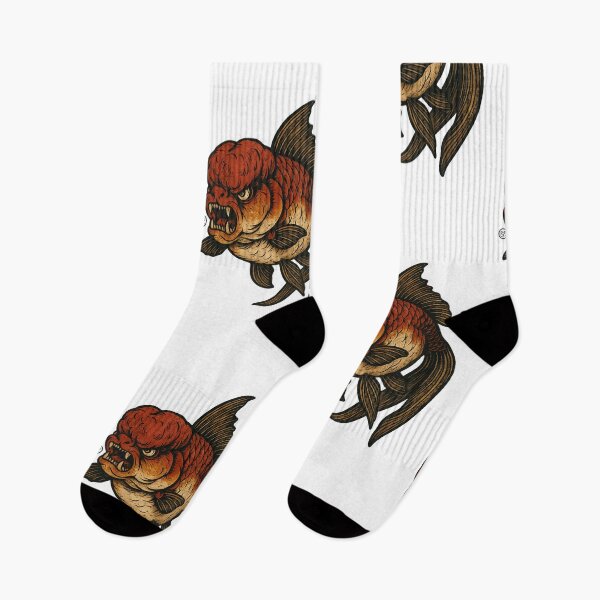 Item preview, Fearless Goldfish Yokai  - No Fear Vintage Japanese Yokai Style designed and sold by Kabuji Store.
