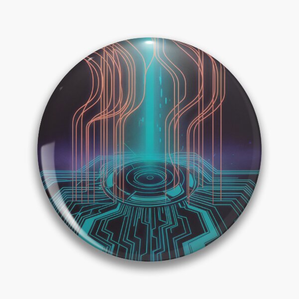 Item preview, Neon Circuits - Digital Flow Tech Art designed and sold by ShadowAndSlate.