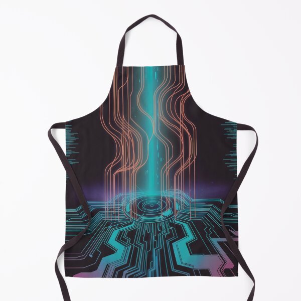 Item preview, Neon Circuits - Digital Flow Tech Art designed and sold by ShadowAndSlate.