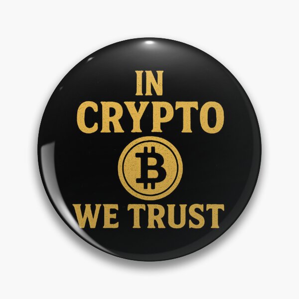 Item preview, In Crypto We Trust – Bold Typographic Design designed and sold by DIRTYSKETCHH.