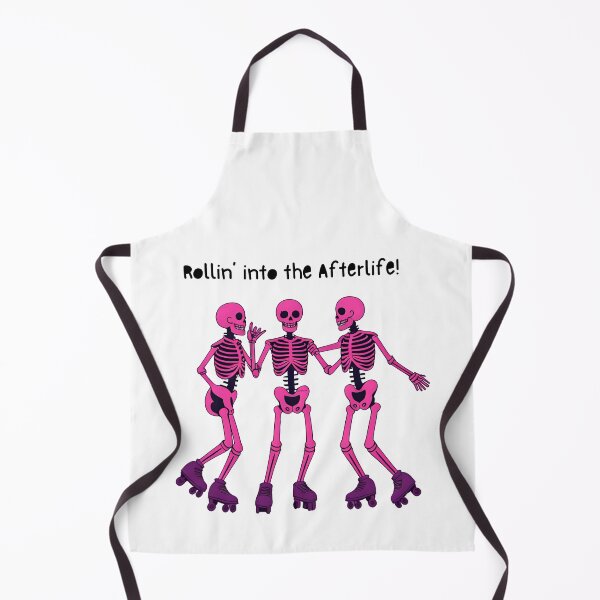 Item preview, Rollin’ Into the Afterlife – Retro Skeleton Skater Squad designed and sold by TiggsnPigsArt.