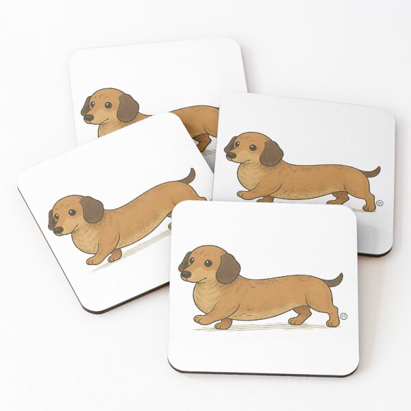 Item preview, Sausage Dog Vintage Japanese Style - Cute Dachshund designed and sold by Kabuji Store.
