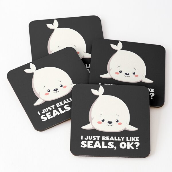Item preview, Funny Cute Seal Lover Cartoon Animal Quote Design designed and sold by haitrieuic96.
