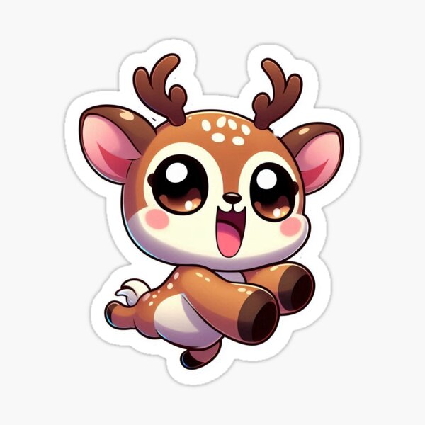 Item preview, Spring Fawn Bliss Stickers  designed and sold by Imagination Store.