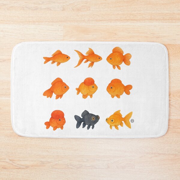 Item preview, Watercolor Japanese Goldfish - Kawaii Watercolour Style designed and sold by Kabuji Store.