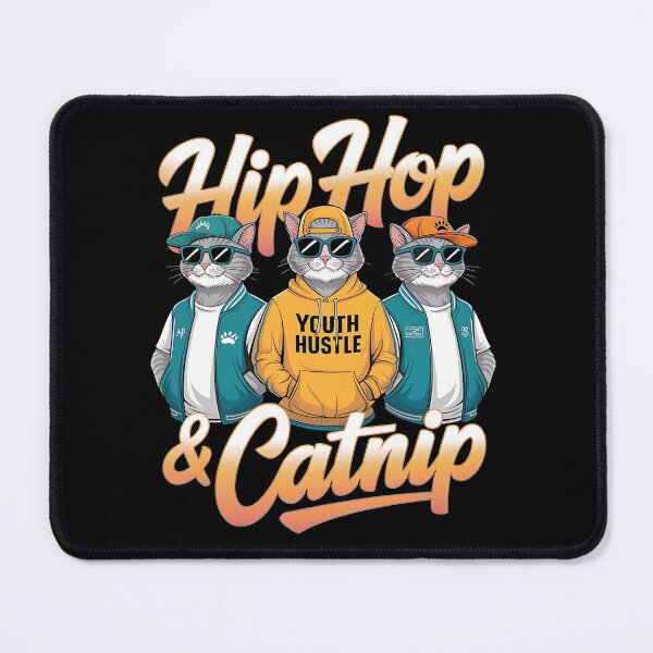 Item preview, Hip Hop & Catnip - Hip hop cats - Cat nip - Funky cat - Meowdy - Cat vibes - Just hip hop cats - Hip hop kitten - Dancing cats designed and sold by JansenGS.