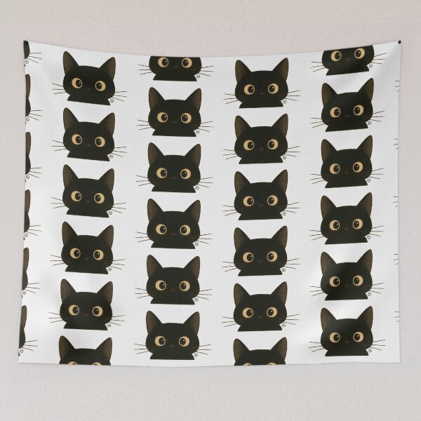 Item preview, Black Cat - Pocket Cat designed and sold by Kabuji Store.