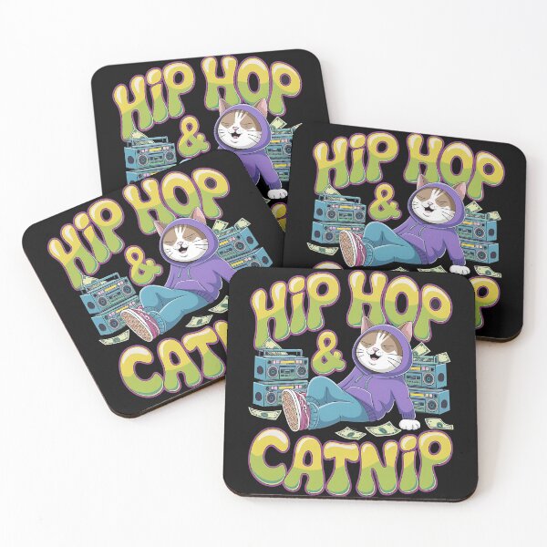 Item preview, Hip Hop & Catnip - Hip hop cats - Cat nip - Funky cat - Meowdy - Cat vibes - Just hip hop cats - Hip hop kitten - Dancing cats designed and sold by JansenGS.