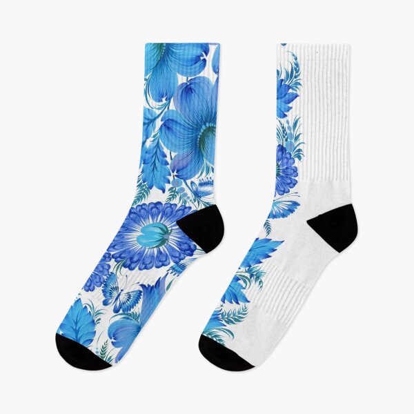 Item preview, Blue Harmony – Petrykivka Floral Art designed and sold by OrnamentUA.