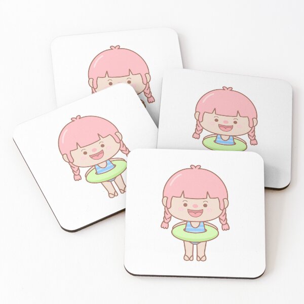 Item preview, Hand drawn colorful happy bikini day cute kid girl designed and sold by nuchz.