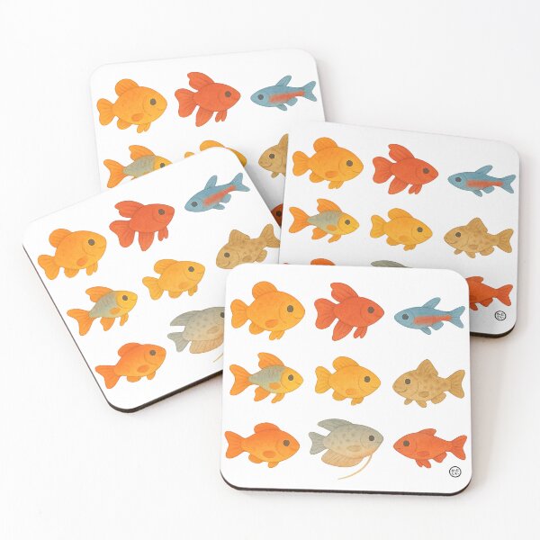 Item preview, Watercolor Japanese Sytle Fish - Kawaii Watercolour Style designed and sold by Kabuji Store.