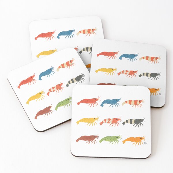Item preview, Shrimps Watercolor Japanese Style - Kawaii Watercolour Style designed and sold by Kabuji Store.