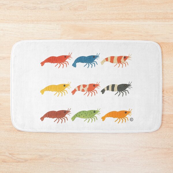 Item preview, Shrimps Watercolor Japanese Style - Kawaii Watercolour Style designed and sold by Kabuji Store.