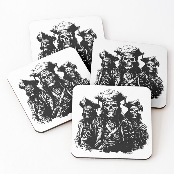 Item preview, Pirates Skeletons Zombie Undead Skull Corpse Dead Alive designed and sold by inkoutninja.