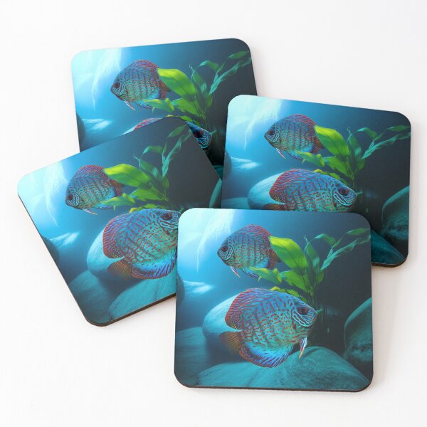 Item preview, Discus Fish Exotic Aquarium Fish Tank Breeders Art designed and sold by Aquarium Eclipse.
