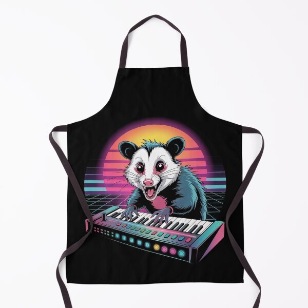 Item preview, Opossum playing a keyboard instrument designed and sold by WikaKowalczyk.