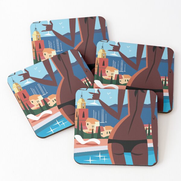 Item preview, Saint Tropez poster designed and sold by Gary Godel.